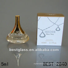 5ml beautiful glass bottle with perfume, perfume bottle with sprayer, Can supply you perfume